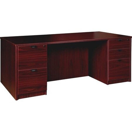 Lorell DESK, DBL, PED, 36X72, MY LLRPD3672DPMY